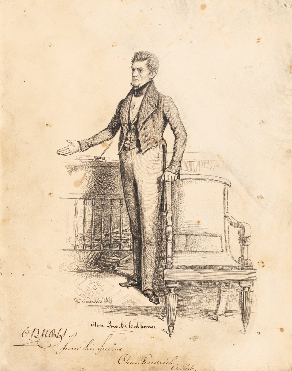 John C. Calhoun von Charles Fenderich