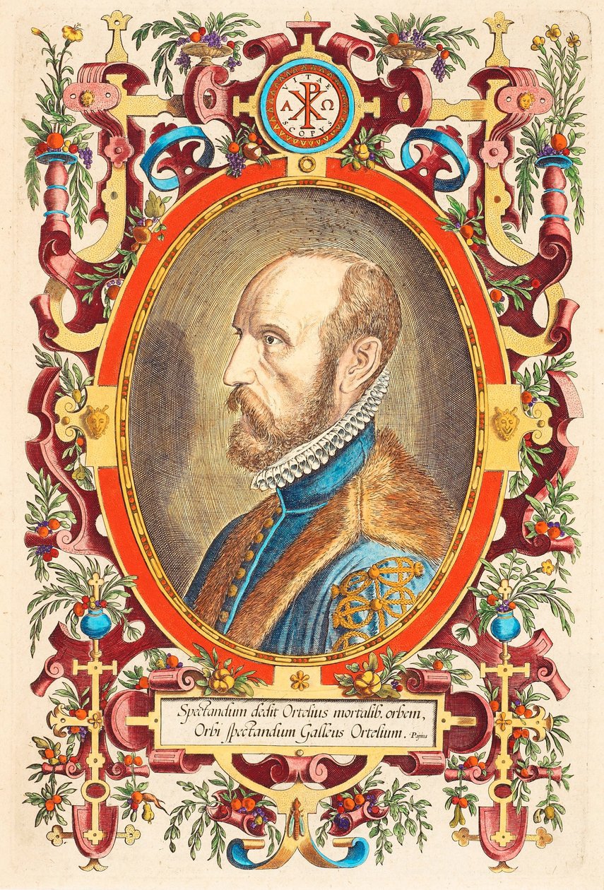 Porträt von Abraham Ortelius 1527-1598 Aus: Theatrum Orbis Terrarum, 1579 von Charles Fenderich