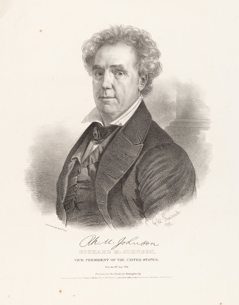 Richard Mentor Johnson von Charles Fenderich