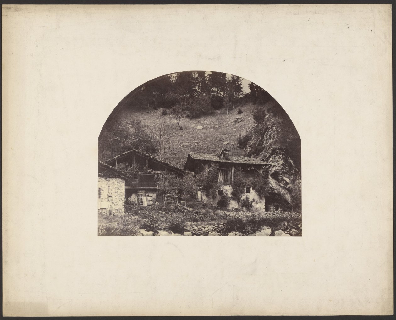 Landschaft mit Bauernhaus von Charles Fortunat Paul Casimir Perier