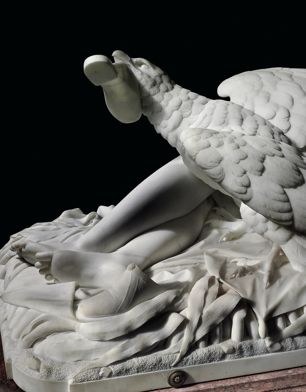Lebensgroße Figur von Rhodopis auf einem Sockel von Charles Francis Fuller