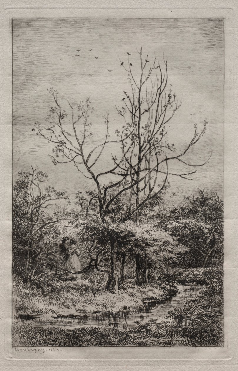 Der Obstgarten, 1868 von Charles Francois Daubigny