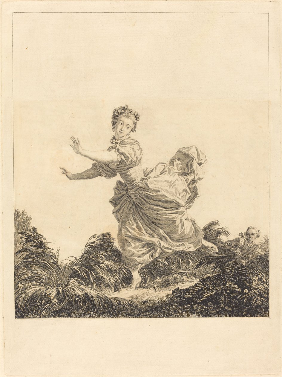 Die absichtliche Flucht von Charles François Adrien Macret after Jean Honoré Fragonard