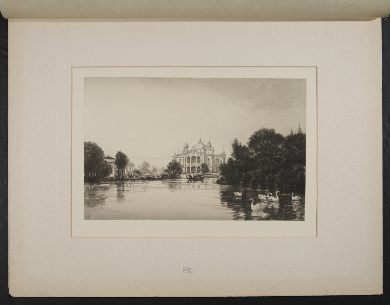 Eine ruhige Ecke an der Westlagune von Charles Frederick William Mielatz