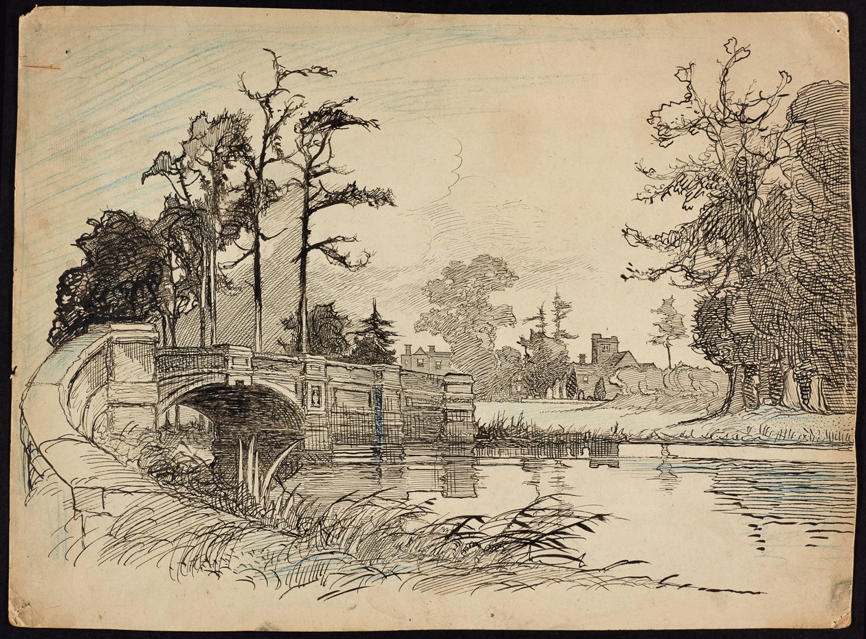 Cranford Park Brücke, Hillingdon, Großraum London von Charles George Harper