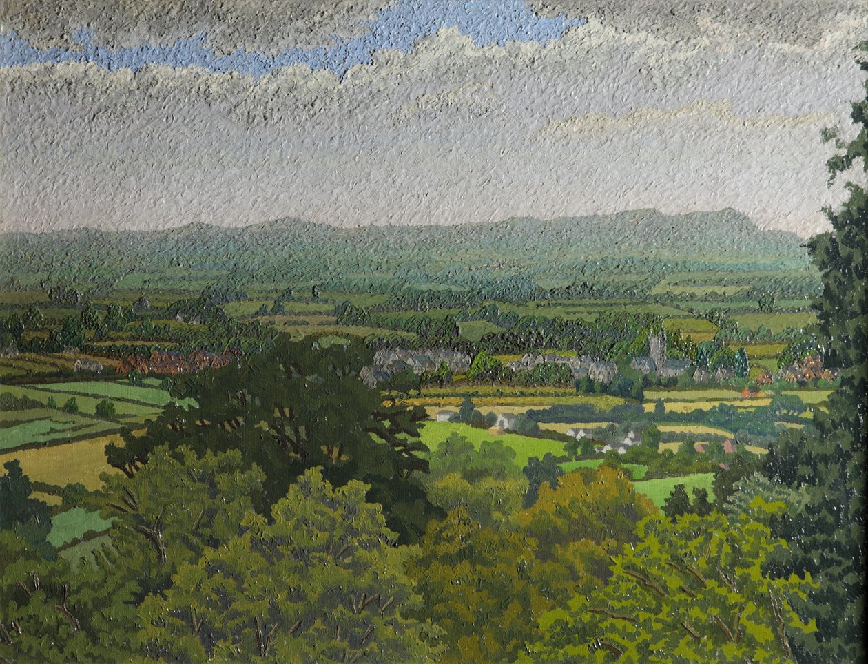 Die Malvern Hills, Worcestershire von Charles Ginner
