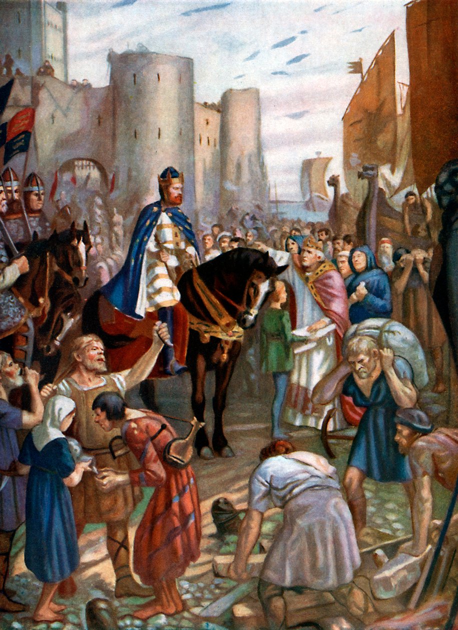 Wilhelm Rufus im Tower of London, spätes 11. Jahrhundert, ca. 1920 von Charles Goldsborough Anderson