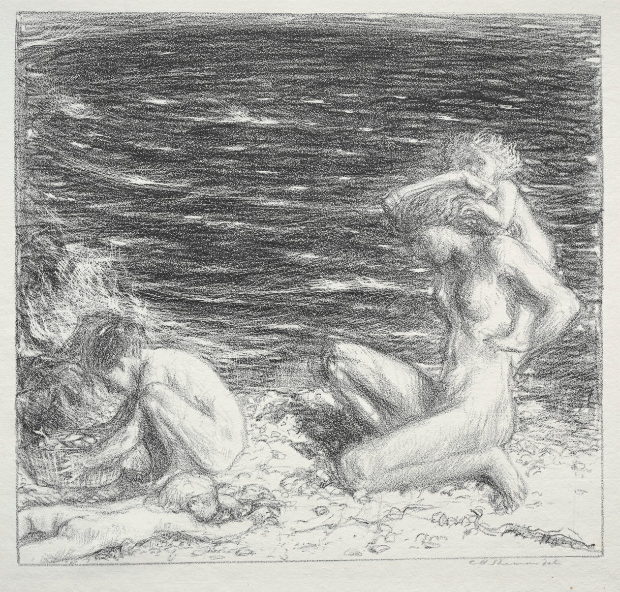 Meer und Brise, 1894 von Charles Haslewood Shannon