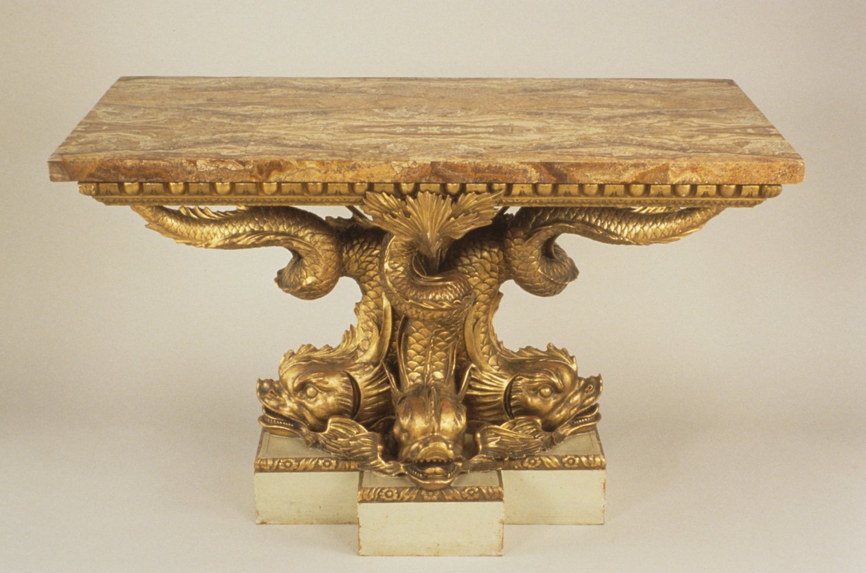 Konsoltisch, zugeschrieben an Marsh & Tatham, ca. 1805 von Charles Heathcote attr.to Tatham