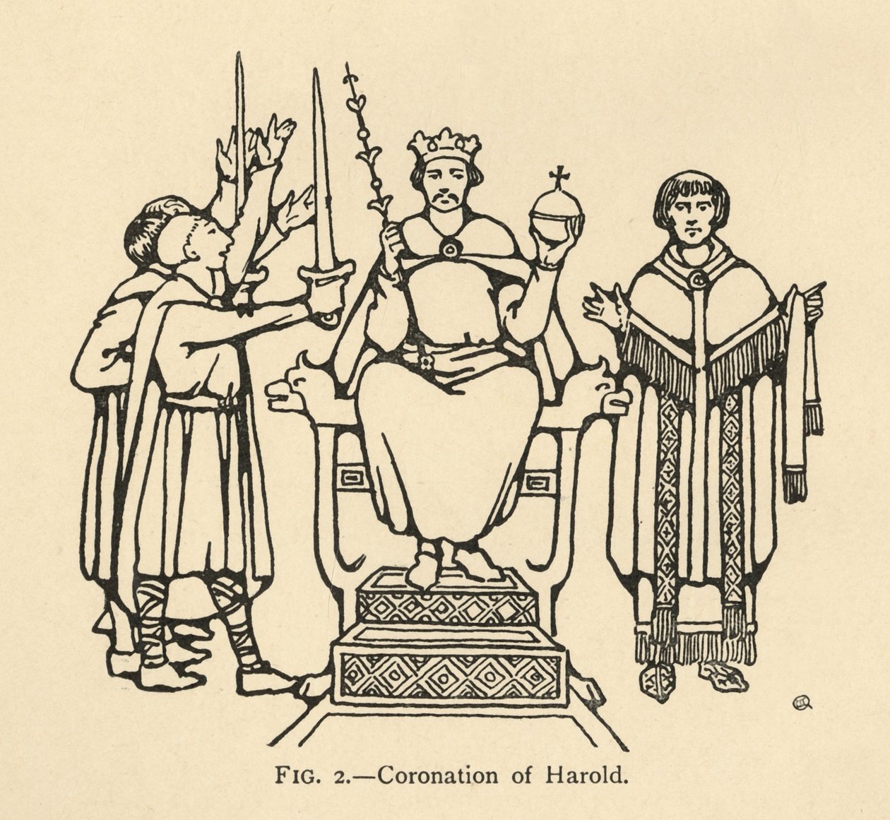 Krönung von Harold, 1931 von Charles Henry Bourne Quennell