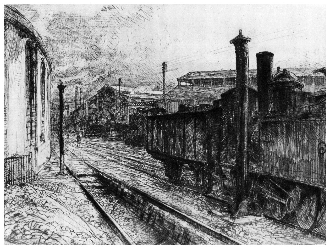 Gare St Lazare, ca. 1900-1915, 1924 von Charles Heyman