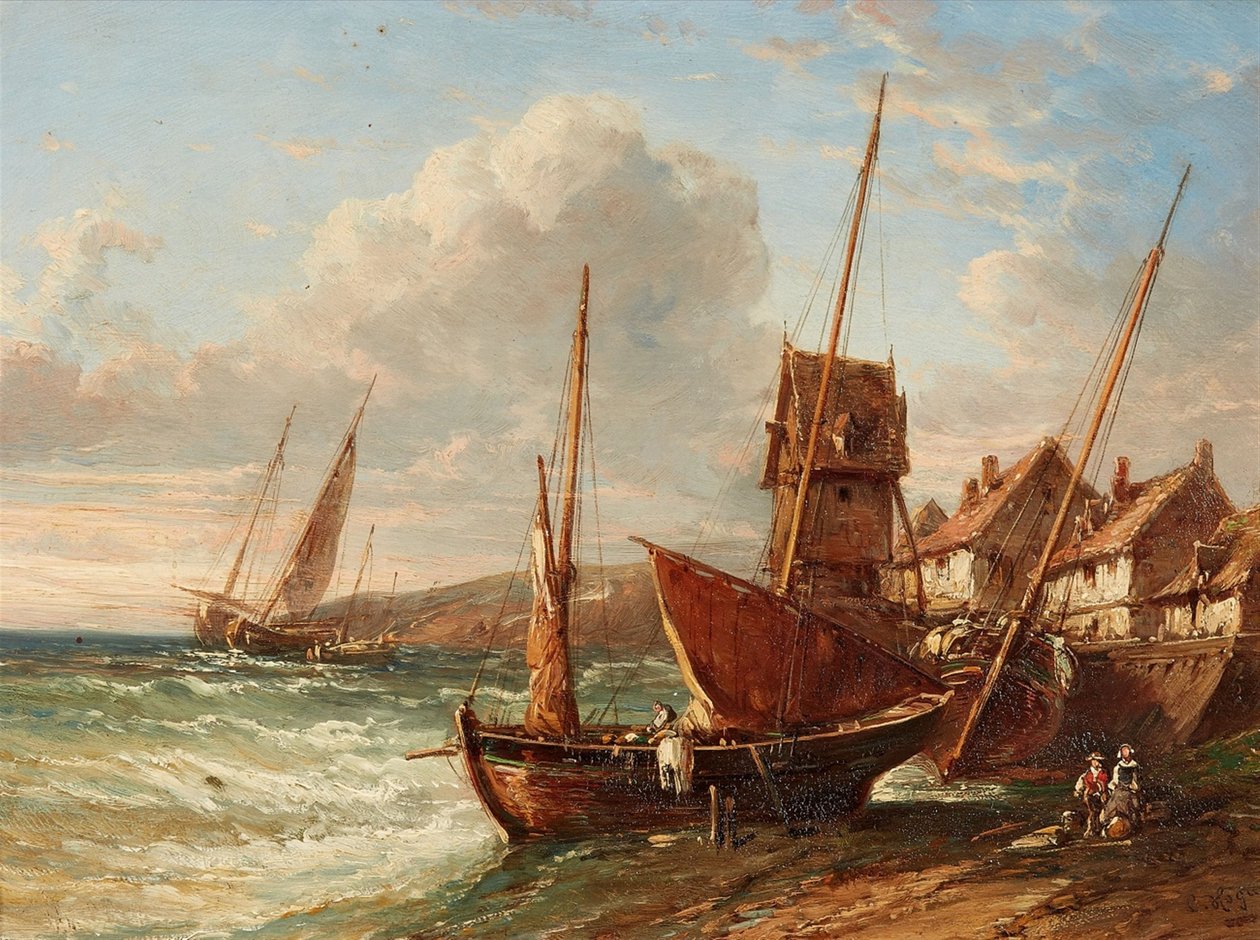 An der Bretonischen Küste von Charles Hoguet