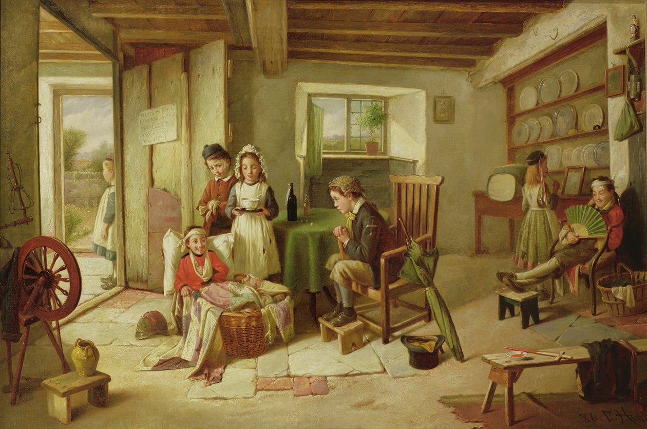 Horspital für verwundete Soldaten, die aus Ägypten zurückkommen, 1886 von Charles Hunt