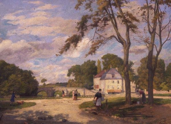 Die alte Brücke auf der Insel Adam von Charles Jean Agard