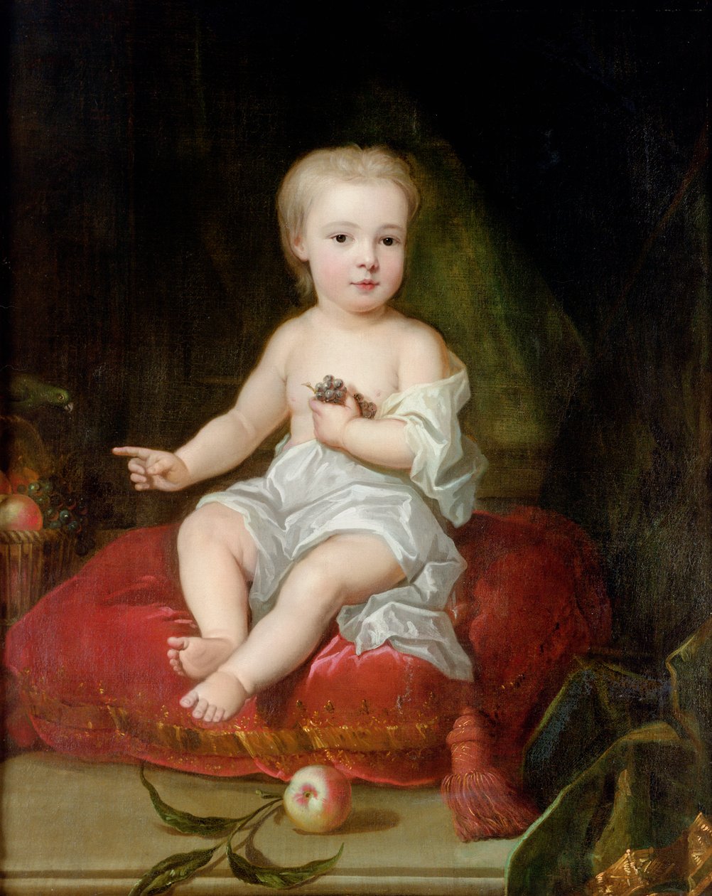 Porträt von Holles St. John (1710-38), jüngster Sohn von Henry, 1. Viscount St. John, als Kind, ca. 1711 von Charles Jervas