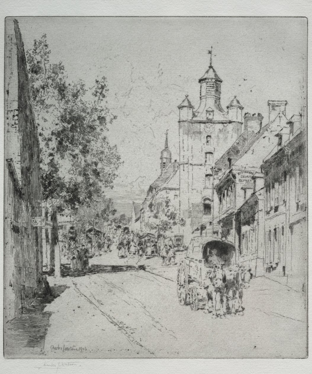 Tour de Marche, St. Riquier von Charles John Watson