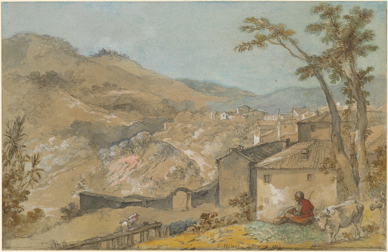 Marino und die Albaner Berge von Charles Joseph Natoire