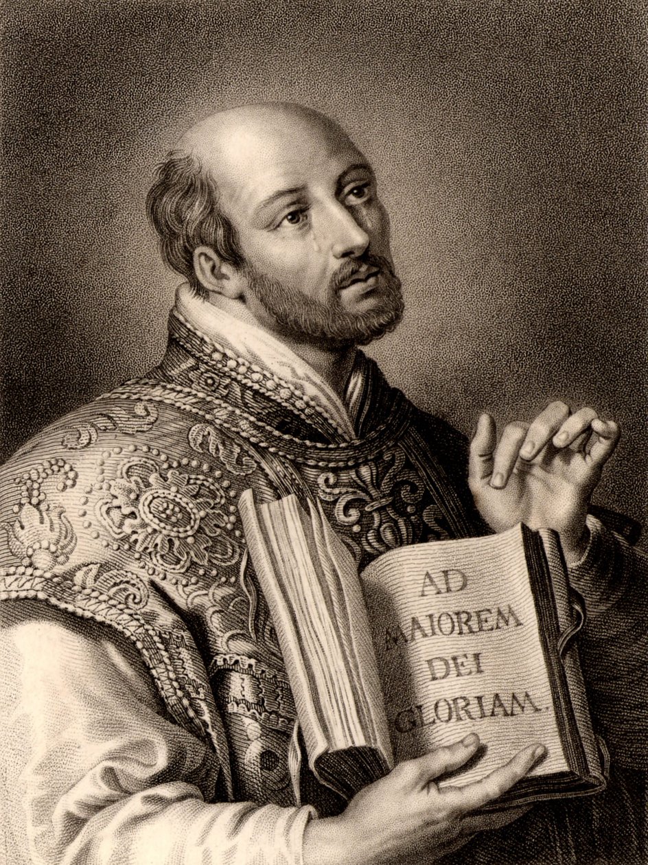 Porträt von Ignatius Loyola von Charles Knight