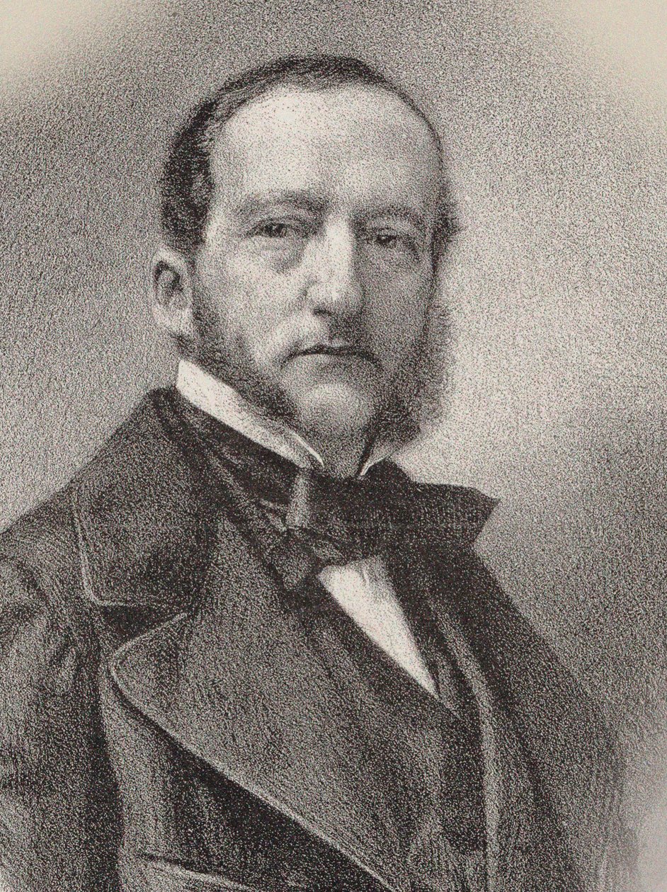Porträt des Pianisten und Komponisten Sigismund Thalberg, 1862 von Charles Kreutzberger