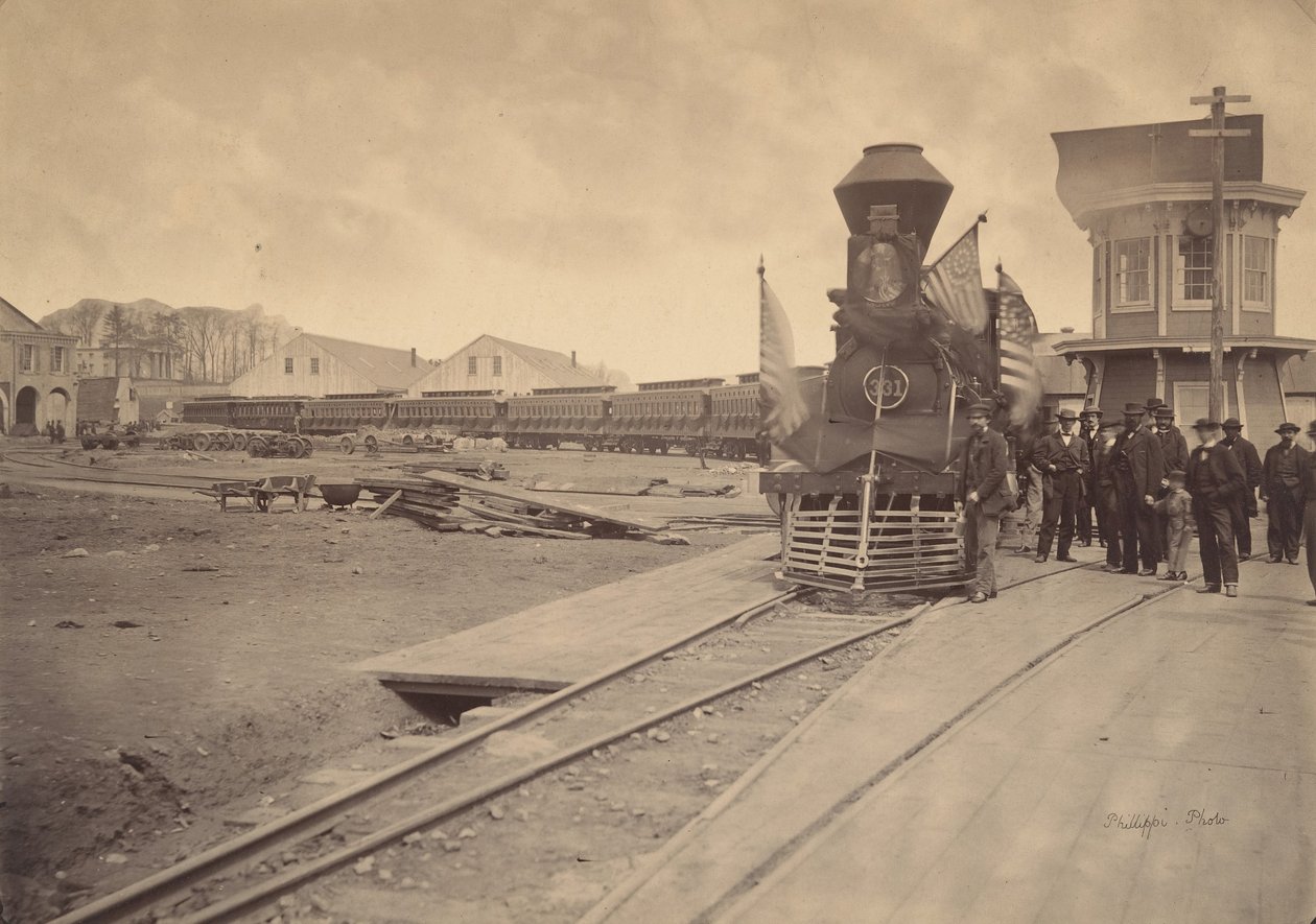 Der Lincoln-Begräbniszug, Philadelphia, 22.-24. April 1865 von Charles L. Philippi