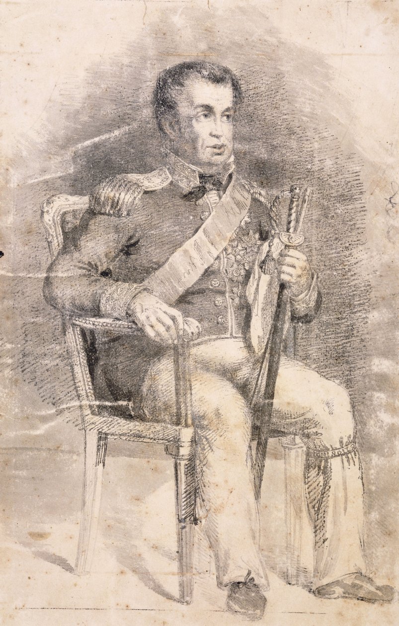 Porträt von Dom Joao VI, ca. 1825-6 von Charles Landseer