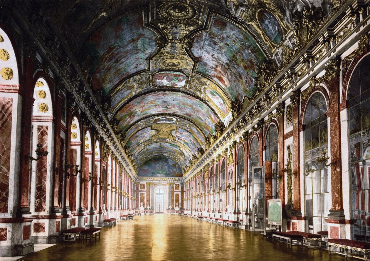 Spiegelsaal in Versailles von Charles & Le Vau Louis (1612 70) Le Brun