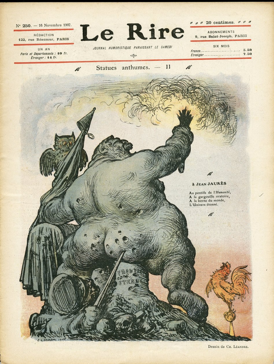 Illustration von Charles Leandre (1862-1934) für das Cover von Le Rire von Charles Leandre