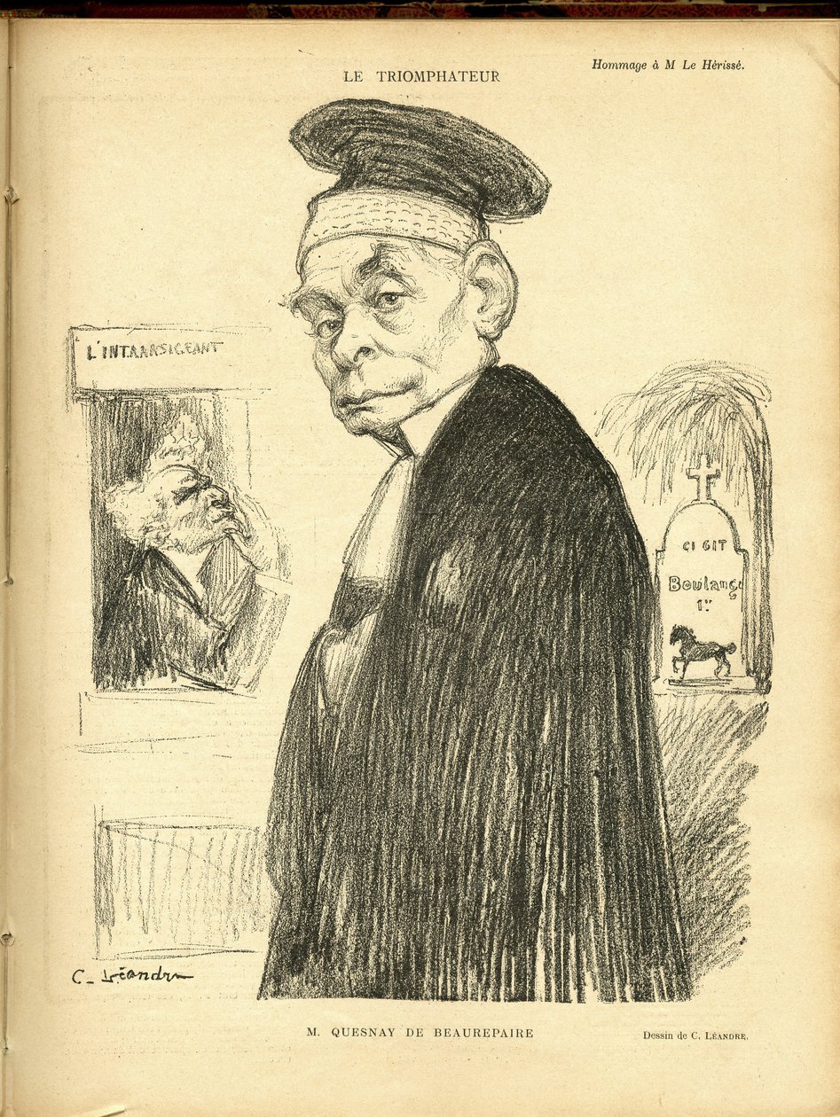 Illustration von Charles Leandre (1862-1934) in Le Rire von Charles Leandre