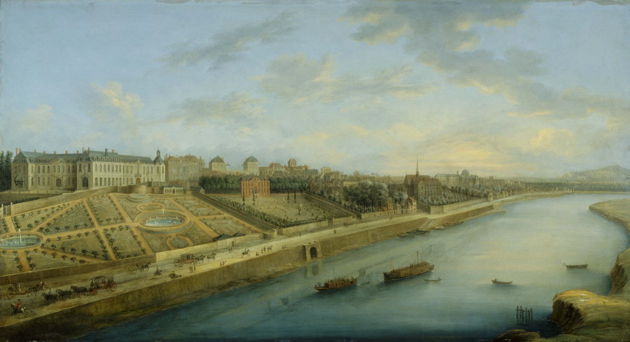 Passy und Chaillot von Grenelle aus gesehen von Charles Leopold Grevenbroeck