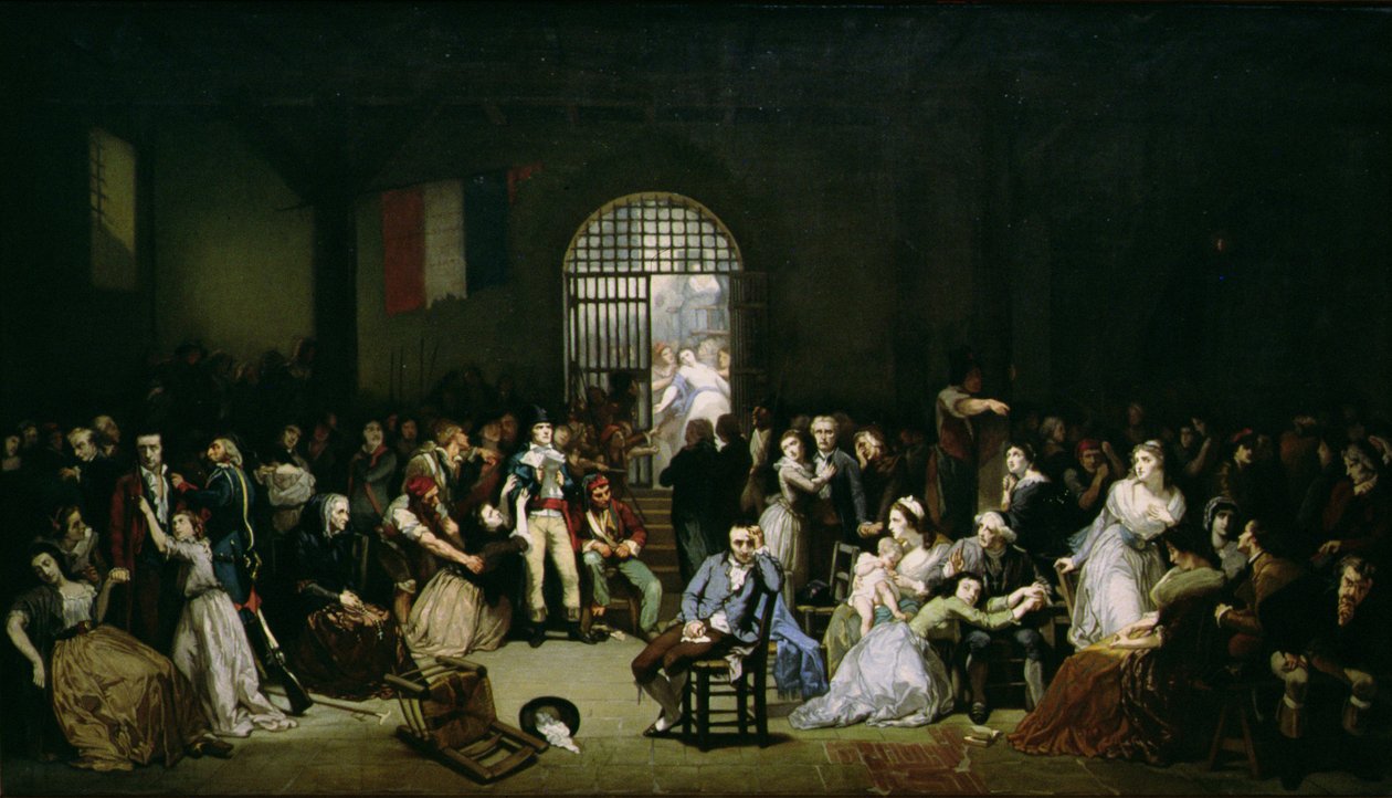 Der Ruf nach den letzten Opfern des Terrors, 7-9 Thermidor, Jahr 2 (25-27. Juli 1794), nach 1850 von Charles Louis Lucien Muller