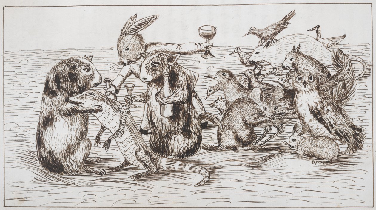 Die Meerschweinchen trösten Bill, Alice