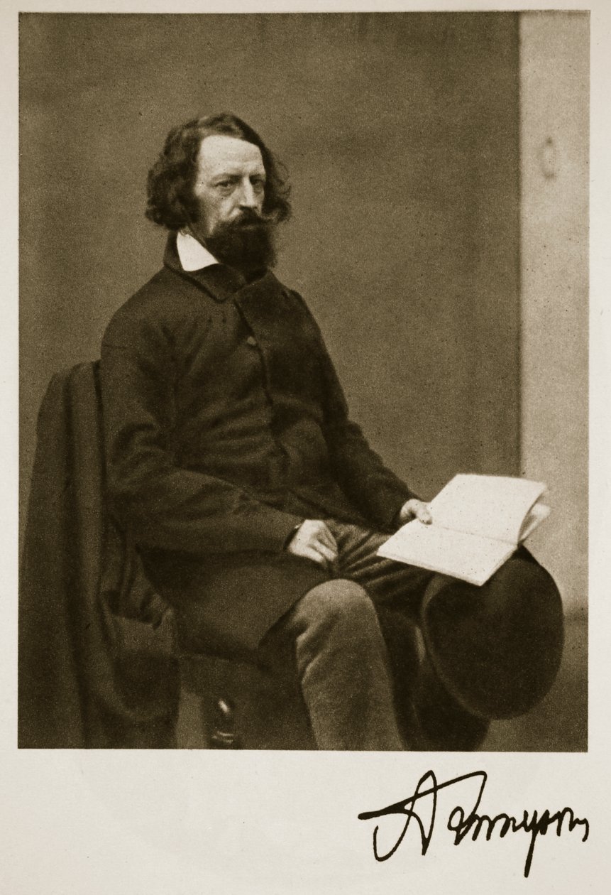 Alfred, Lord Tennyson, 28. September 1857 von Charles Lutwidge Dodgson