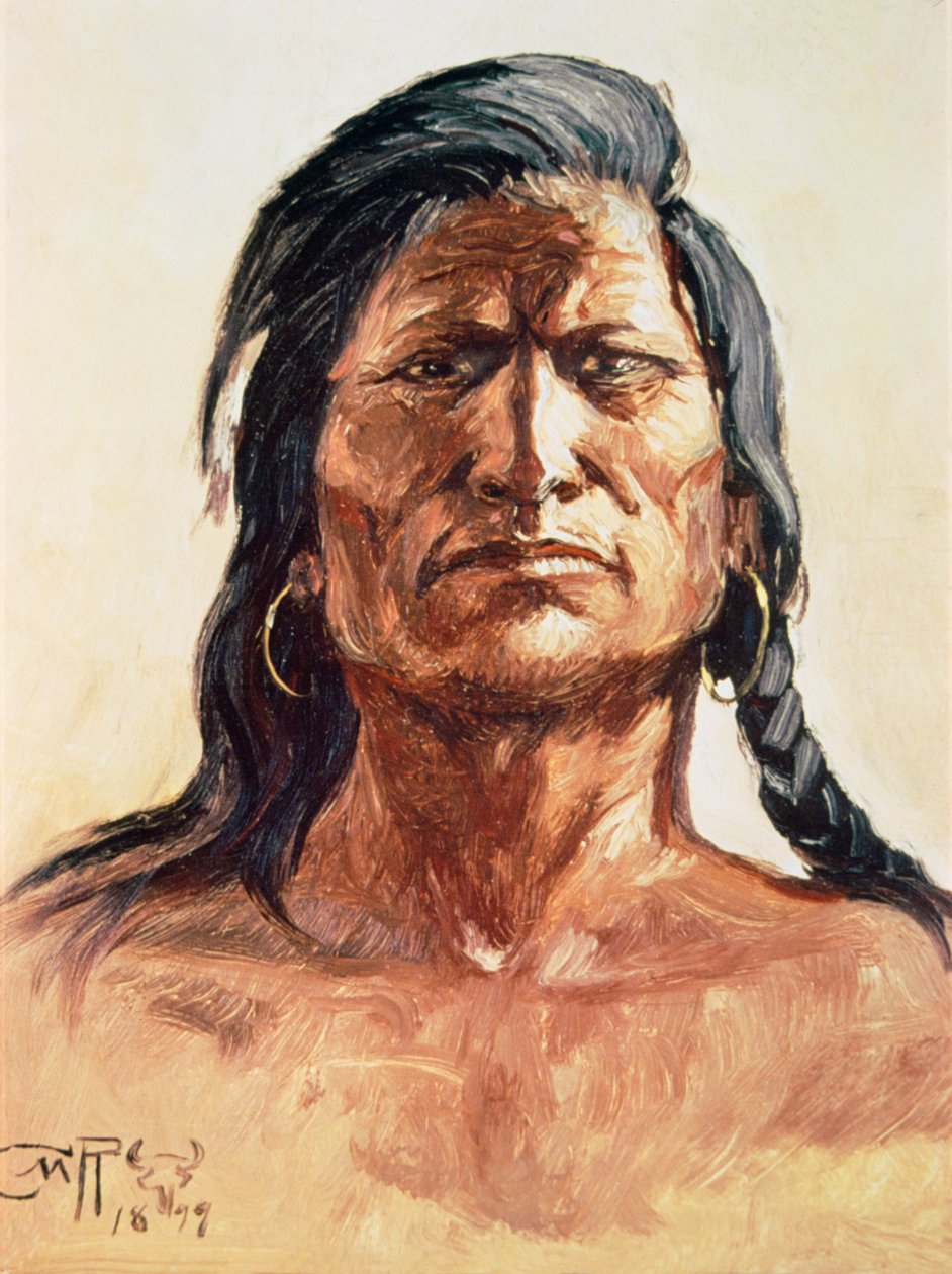 Shoshone Stammesangehöriger von Charles Marion Russell