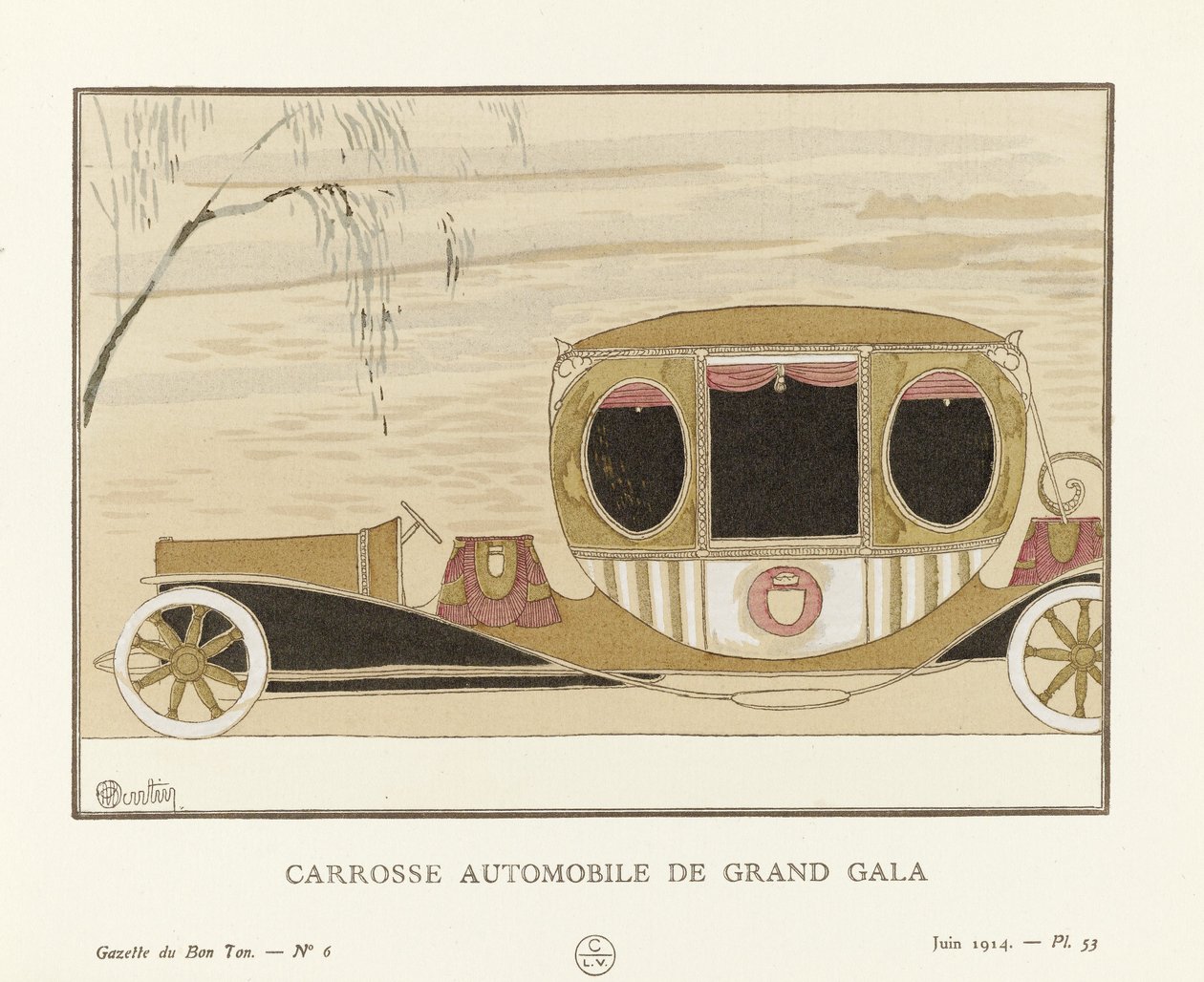 Carrosse Automobile de Grand Gala, veröffentlicht 1914 von Charles Martin
