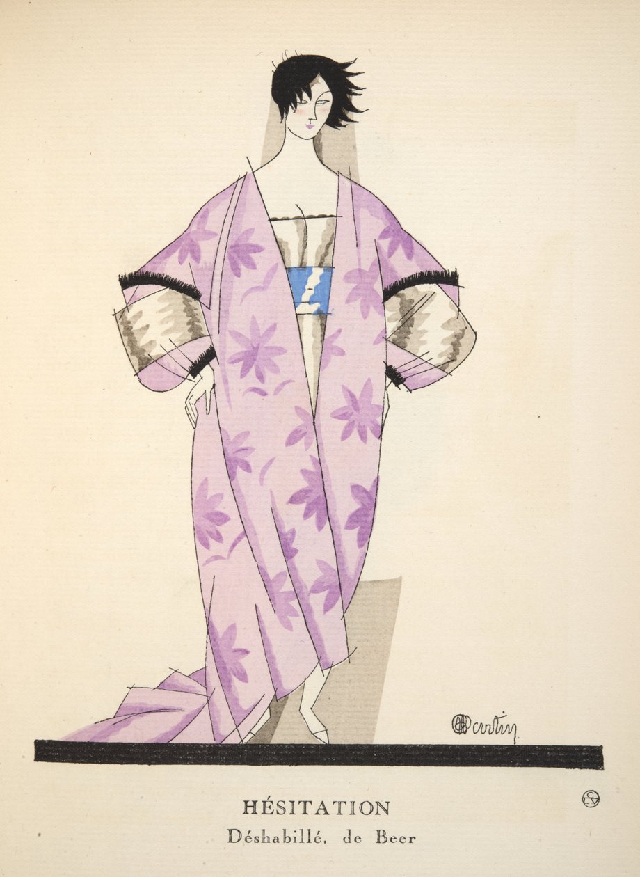 Zögern aus Gazette de Bon Ton, veröffentlicht 1920 von Charles Martin