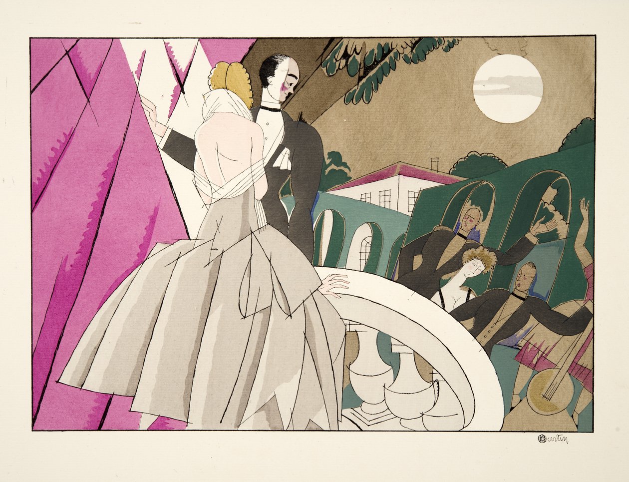La Mariée, aus Sports & Divertissements, veröffentlicht 1914 von Charles Martin