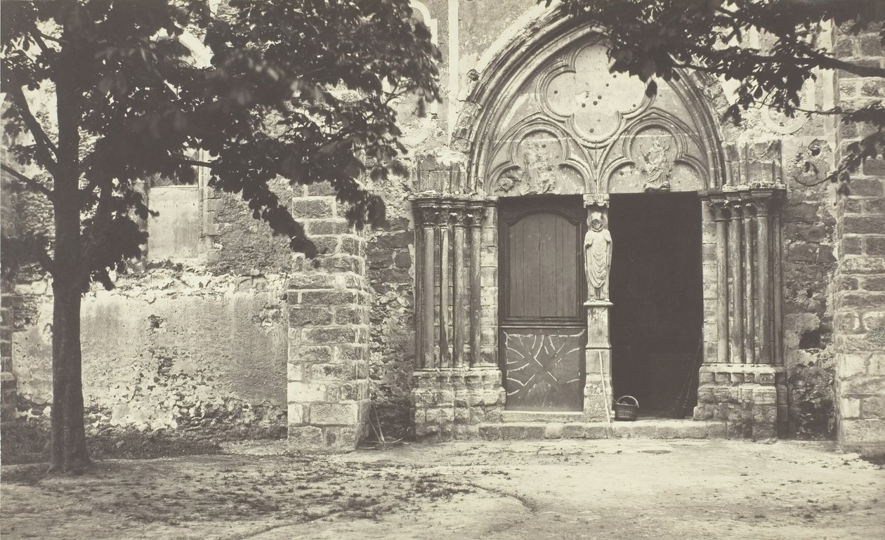 Kirche von Villeneuve le Comte, Seine-et-Marne, 1862 von Charles Marville