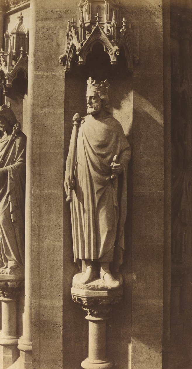 Statue von Clovis, Kirche Sainte-Clotilde, Paris, 1856 von Charles Marville