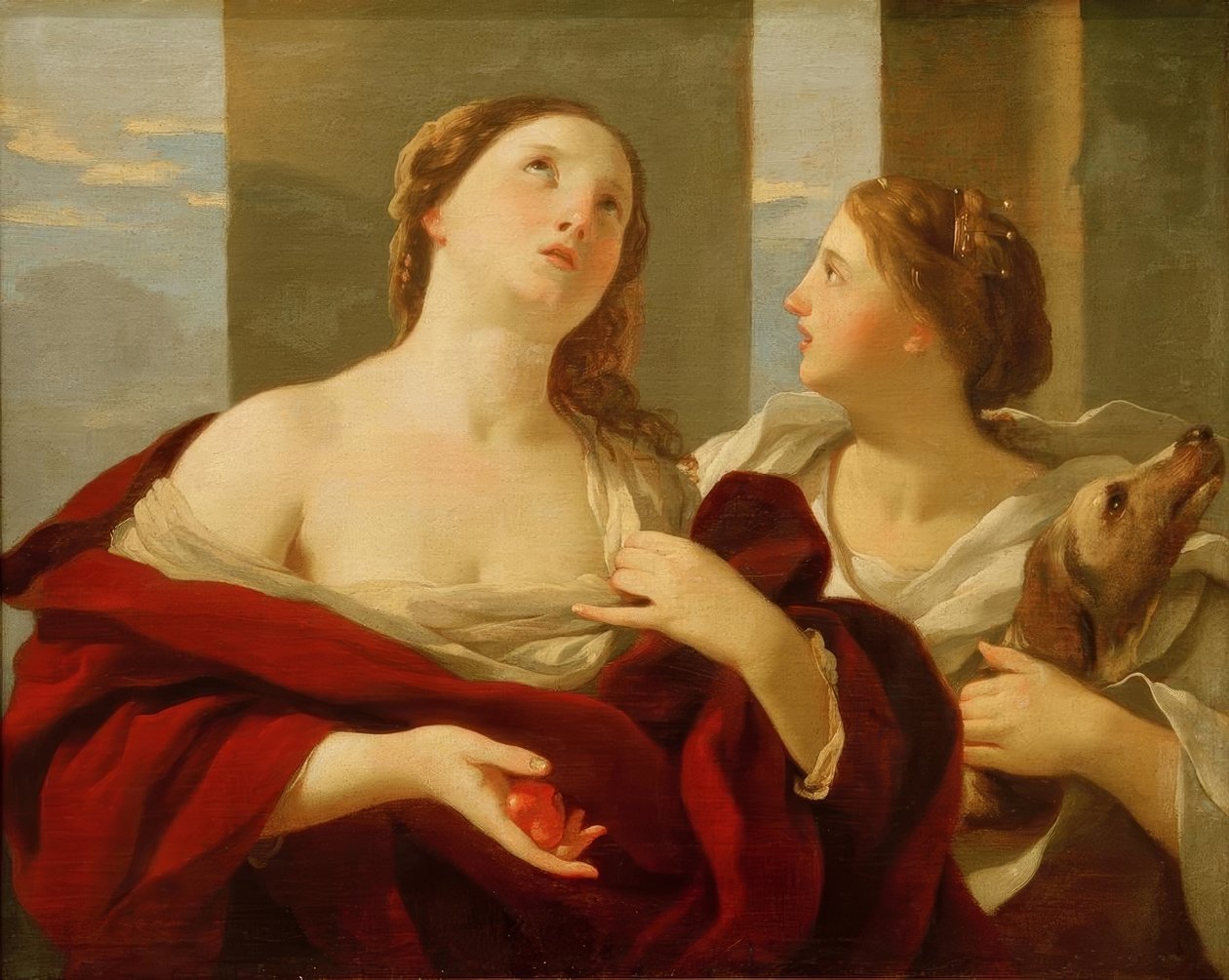 Die Allegorie der göttlichen Liebe und der Treue von Charles Mellin