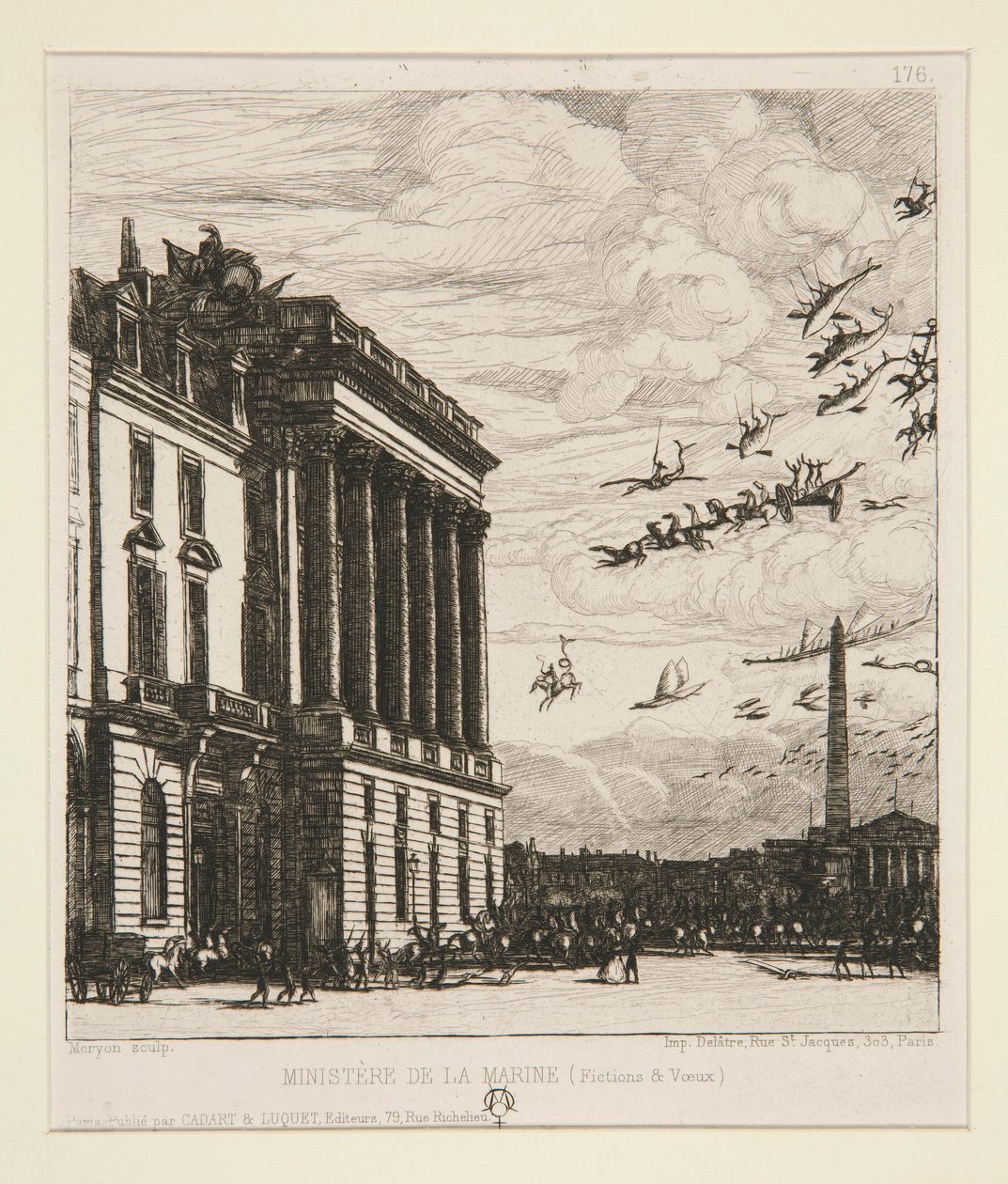 Das Marineministerium von Charles Meryon