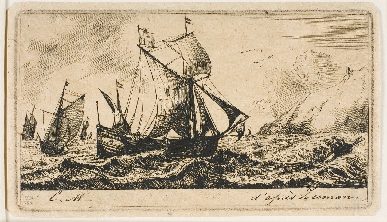 Die Galeere von Jean de Vyl aus Rotterdam von Charles Meryon