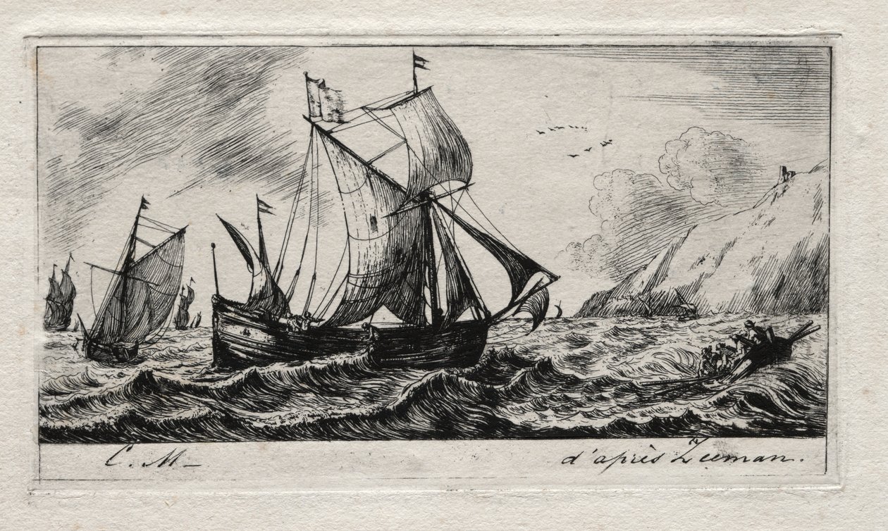 Die Galeere von Jean de Vyl aus Rotterdam von Charles Meryon