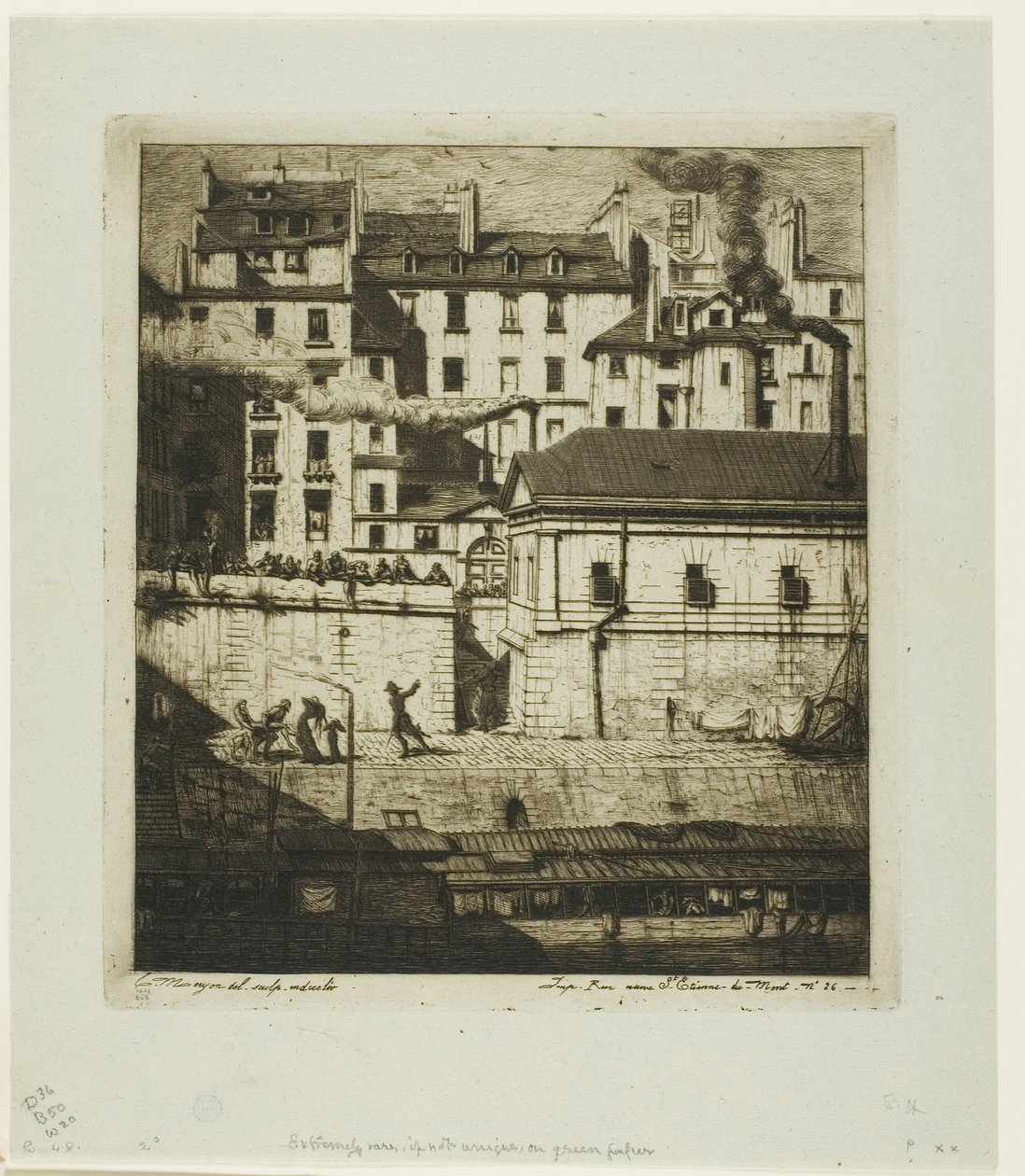 Das Leichenschauhaus, Paris von Charles Meryon