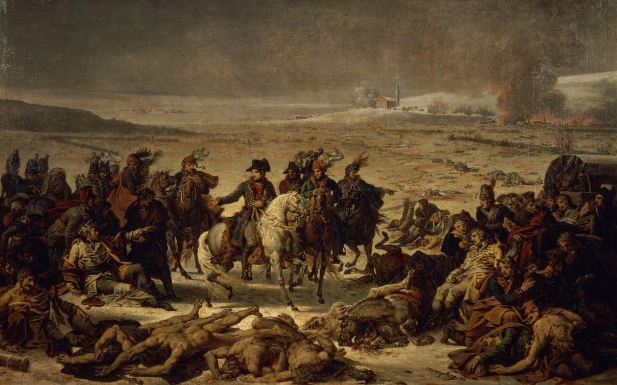 Nach der Schlacht bei Eylau, 9. Februar 1807 von Charles Meynier