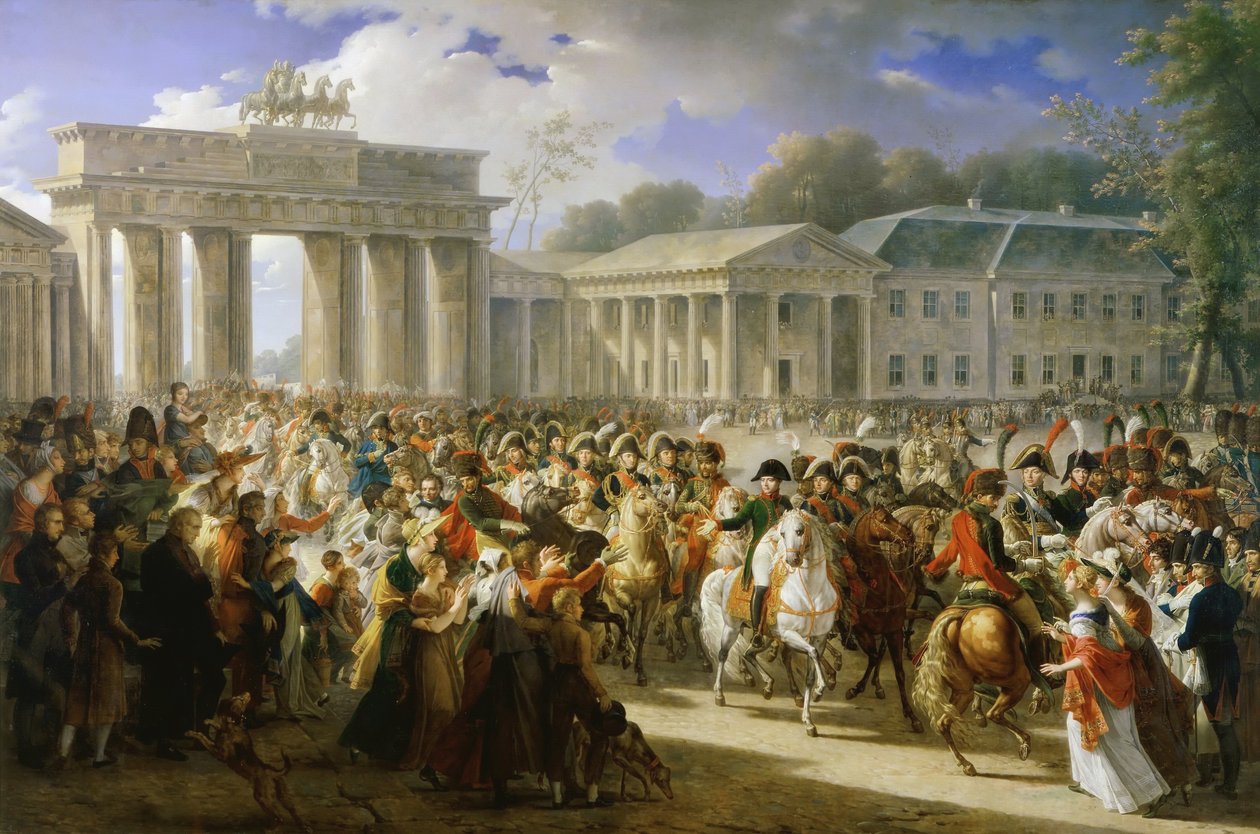 Einzug Napoleons in Berlin, 27. Oktober 1806 von Charles Meynier