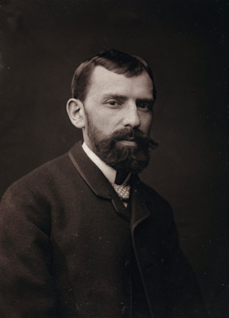 Album Artistique et Biographique, 5. Jahrgang, Salon 1885; Porträt des französischen Malers Victor Gabriel Gilbert (1847-1933) von Charles Michelez