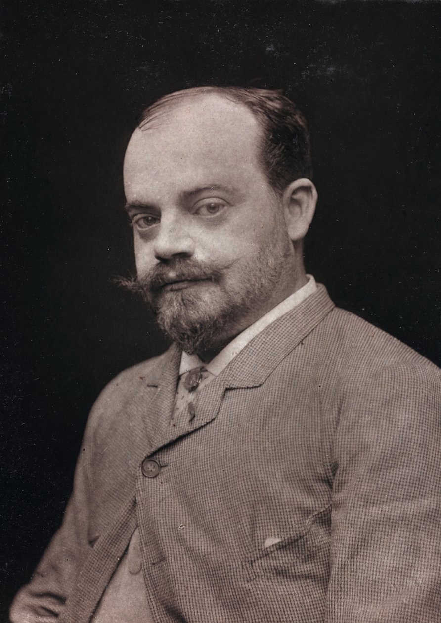 Album Artistique et Biographique, 5me année, Salon 1885; Porträt des französischen Malers Gabriel Ferrier (1847-1914) von Charles Michelez
