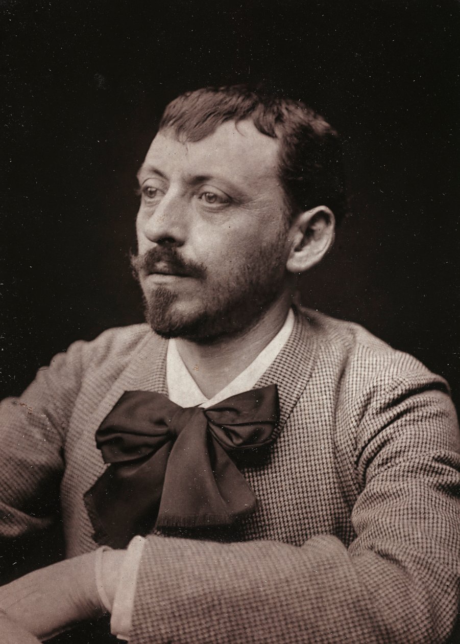 Album Artistique et Biographique, 5me année, Salon 1885; Porträt des französischen Malers Frédéric Montenard (1849-1926) von Charles Michelez