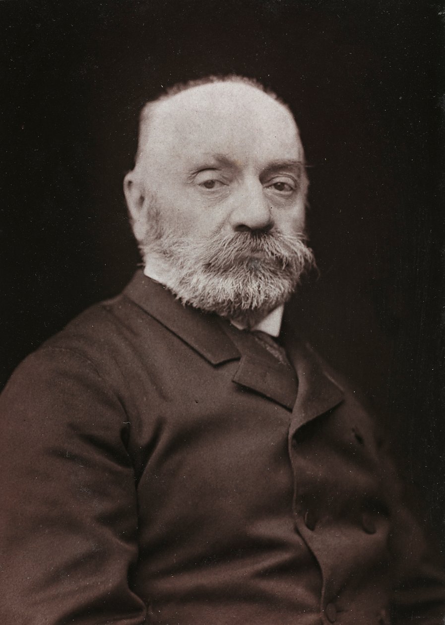 Album Artistique et Biographique, 6. Jahrgang, Salon 1885; Porträt des französischen Malers Boulanger Gustave Rodolphe (1824-1888) von Charles Michelez