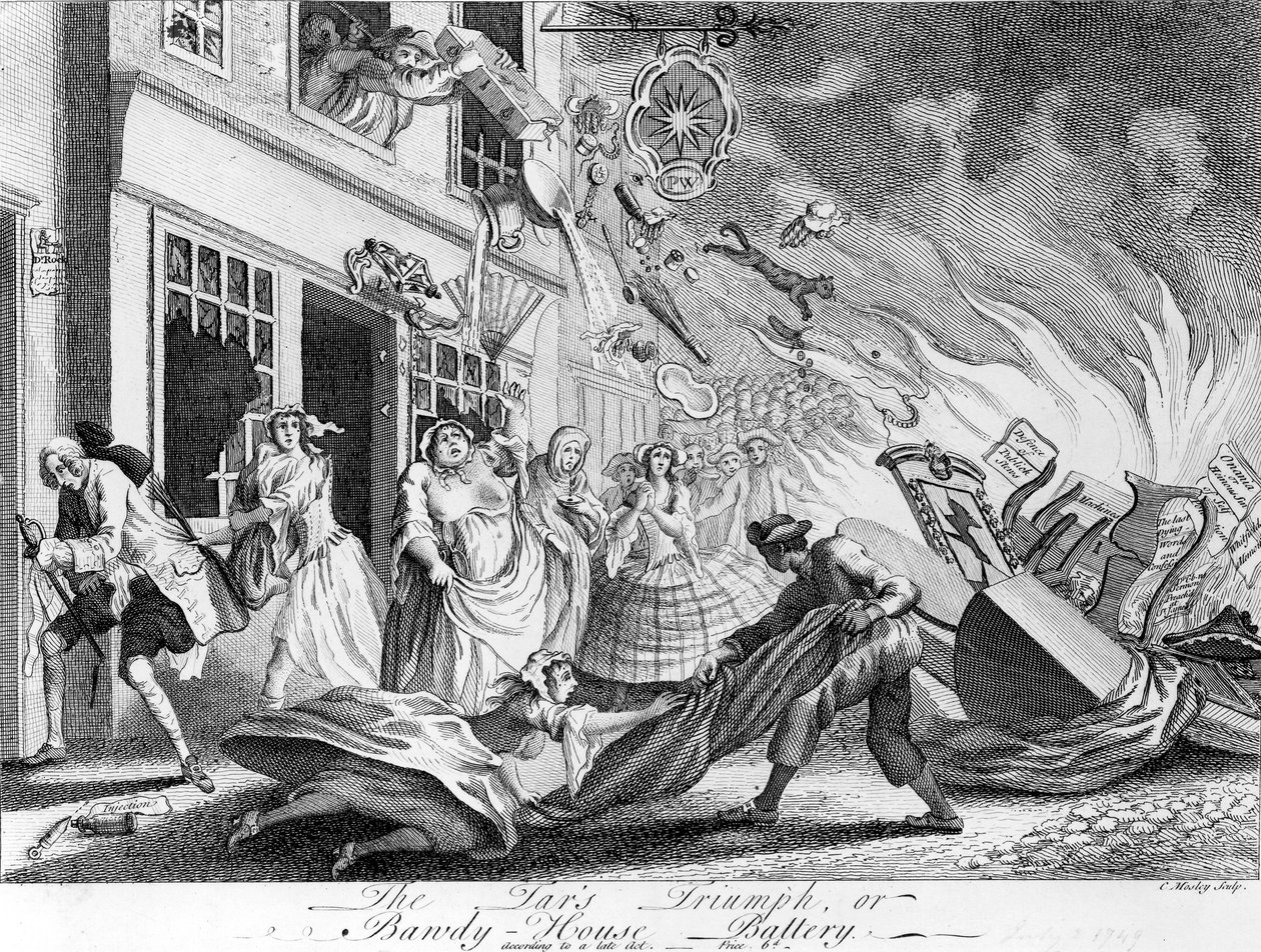 Der Triumph des Seemanns oder das Bordell-Batterie von Charles Mosley